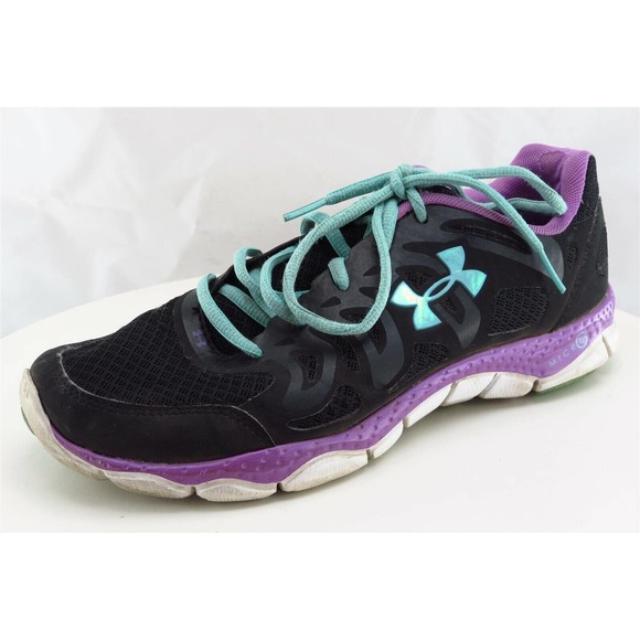 Under armour Women Size 8.5 M Black‎ Running Mesh 1245159002 - Picture 1 of 9